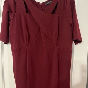 Lane Bryant Burgundy Dress